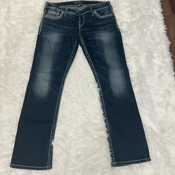 Silver Jeans Women's Blue Boot Cut - Picture 5 of 13